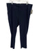 PT01 Size 54 Navy Blue Synthetic Solid Men's Pants Navy Blue / 54