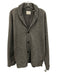 Billy Reid Size XL Gray Cotton Blend Solid Sweatshirt Cardigan Long Sleeve Shirt Gray / XL