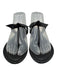 Alexandre Birman Shoe Size 39 Black Leather Thong Bow Tie Sandals Black / 39