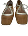 Andrea Gomez Shoe Size 39 Gold & Silver Mesh Metallic Square Toe Flats Gold & Silver / 39