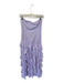 Peppermayo Size S Lavender Polyester Strapless Ruffles Maxi Drop Waist Gown Lavender / S