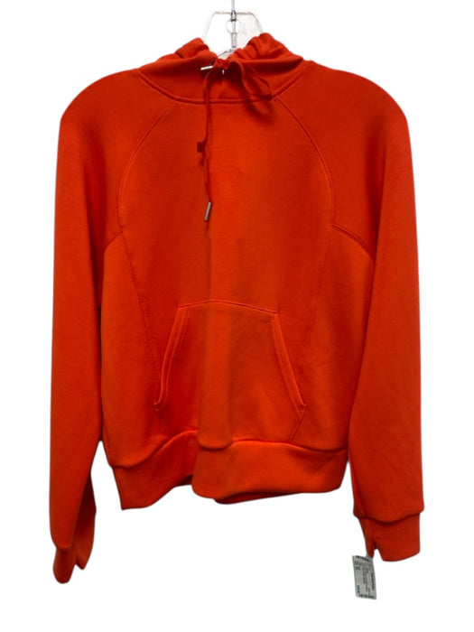 Spanx Size XS Orange Modal Blend kangaroo Pocket Hoodie Sweater Orange / XS