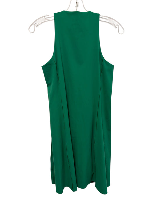 Spanx Size M Green Polyester Blend Front Zip built in shorts Athletic Dress Green / M