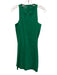 Spanx Size M Green Polyester Blend Front Zip built in shorts Athletic Dress Green / M