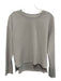 Spanx Size L Oatmeal Beige Polyester Blend Crew Neck Long Sleeve Top Oatmeal Beige / L