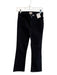 J Crew Size 24P Black Cotton Blend High Rise Zip Fly 5 Pocket boot crop Jeans Black / 24P