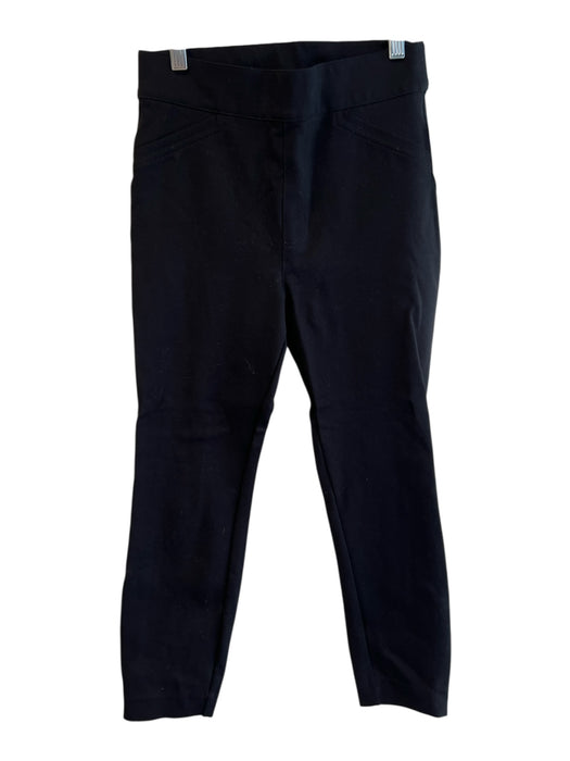 Spanx Size S Black Rayon High Rise Pull Chain Faux Pocket Legging Pants Black / S