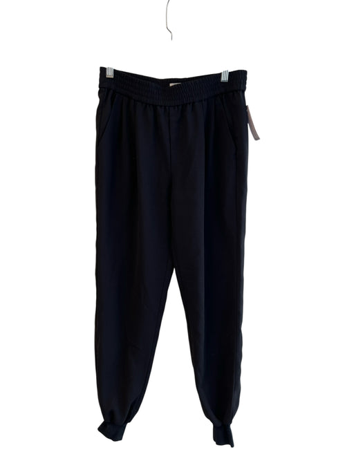 Joie Size XS Black Polyester Elastic Waist Pockets Jogger Pants Black / XS
