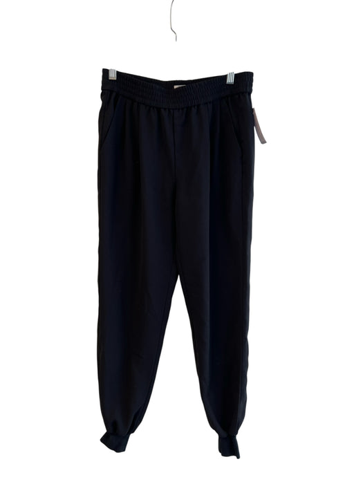 Joie Size XS Black Polyester Elastic Waist Pockets Jogger Pants Black / XS