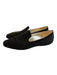 Jimmy Choo Shoe Size 35.5 Black Leather Suede Studs Loafer Square Toe Shoes Black / 35.5