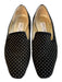 Jimmy Choo Shoe Size 35.5 Black Leather Suede Studs Loafer Square Toe Shoes Black / 35.5