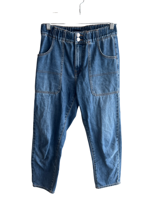 Veronica Beard Jeans Size 27 Medium Wash Cotton High Rise Elastic Waist Jeans Medium Wash / 27