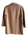 J Crew Size XXS Beige Cotton Open Front Lapel Front Pocket Knit Sweater Beige / XXS