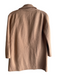 J Crew Size XXS Beige Cotton Open Front Lapel Front Pocket Knit Sweater Beige / XXS