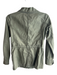 Madewell Size XXS Green Coated Collared Zip Front Chest Pocket Jacket Green / XXS