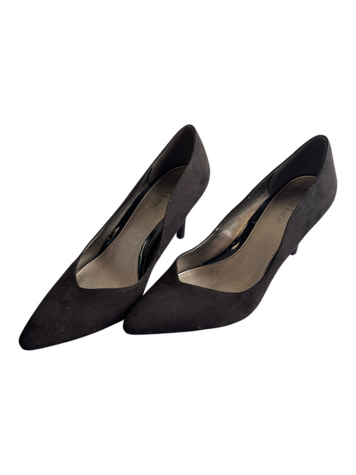 kelly & katie Shoe Size 8.5 Black Manmade Material Suede Pointed Toe Pump Shoes Black / 8.5