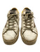 Golden Goose Shoe Size 40 White, Gray, Yellow Leather Low Top lace up Sneakers White, Gray, Yellow / 40