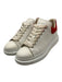 Alexander McQueen Shoe Size 41 White & Red Leather Low Top lace up Sneakers White & Red / 41