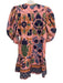 Farm Rio Size S Pink, Blue, Multi Cotton Swiss Dot Seashell Mini Dress Pink, Blue, Multi / S