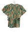 Ulla Johnson Size 4 Green & Tan Cotton Gathered Tie Dye Twist Neck Top Green & Tan / 4