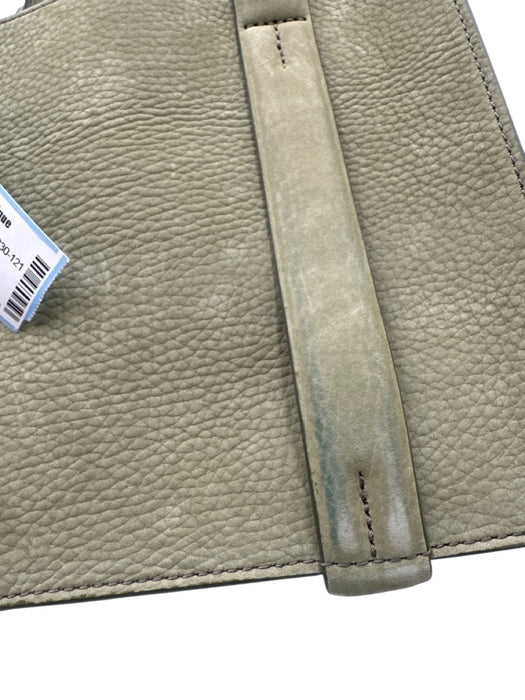 Theory Green Leather Top Handle Zip Crossbody Strap Inc. Bag Green / S