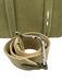 Theory Green Leather Top Handle Zip Crossbody Strap Inc. Bag Green / S