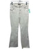Kut From The Kloth Size 2 Cream White Cotton Blend Denim High Rise Flare Jeans Cream White / 2