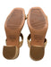 Le Mogador Shoe Size 38 Beige Raffia & Leather Woven Block Heel Mule Sandals Beige / 38