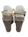 Castaner Shoe Size 37 Taupe Beige Canvas Upper Platform Lace Up Ankle Espadrille Taupe Beige / 37