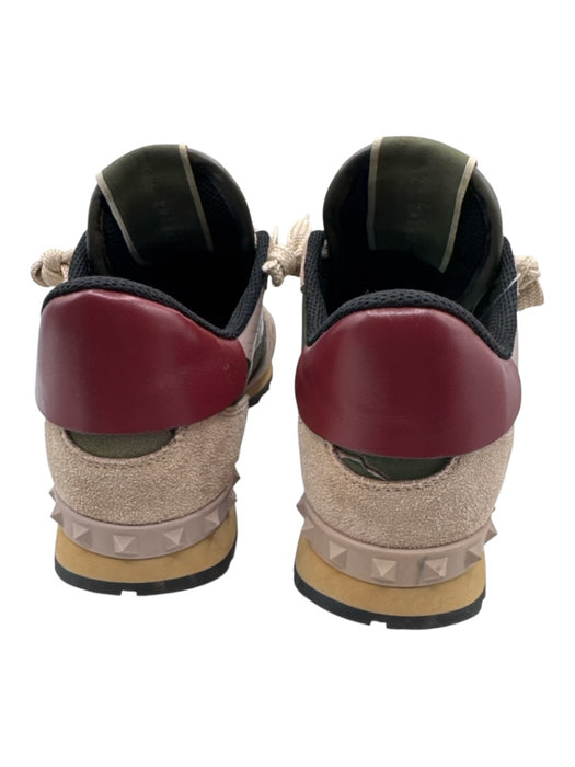 Valentino Garavani Shoe Size 37.5 Beige & Green textile upper Camo Sneakers Beige & Green / 37.5