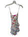 Loveshackfancy Size 4 Red, White & Blue Cotton Spaghetti Strap Flowers Dress Red, White & Blue / 4