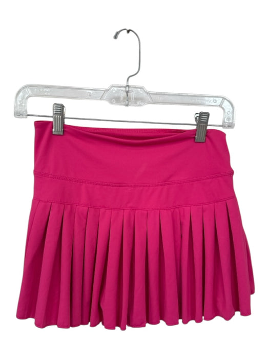 Goldhinge Size Est S Magenta Waist Band Pleated Athletic Skort Magenta / Est S