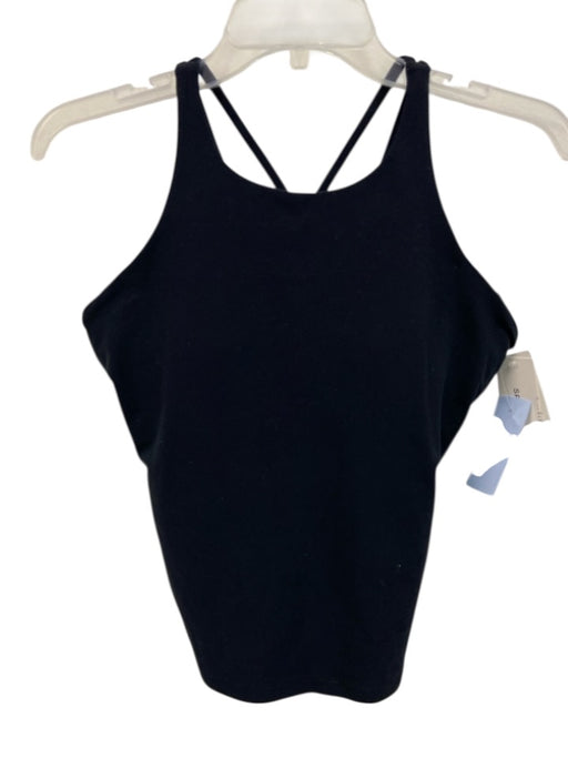 Spanx Size Small Black Strappy Shelf Bra Top Black / Small