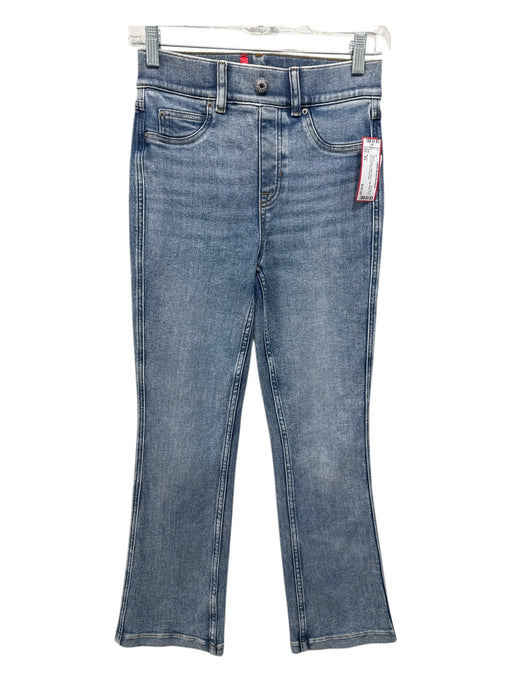 Spanx Size XS Light Wash Cotton Blend High Rise Pull On Kick Flare Jeans Light Wash / XS