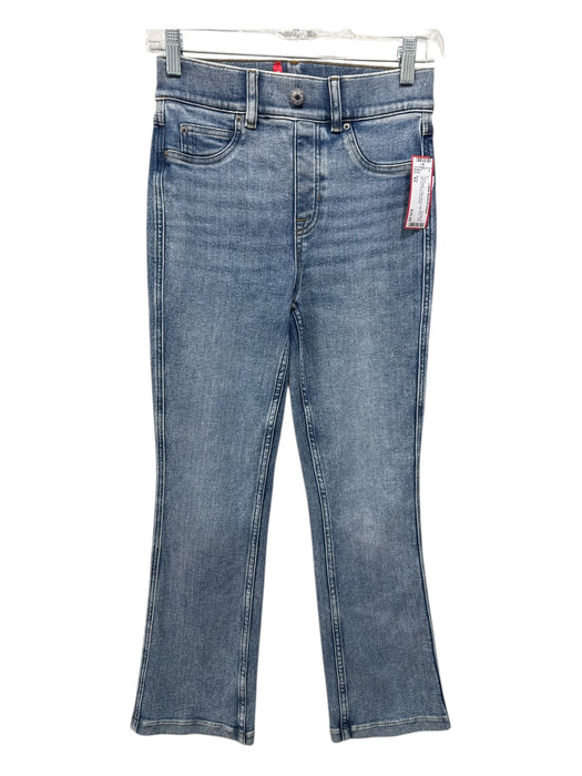 Spanx Size XS Light Wash Cotton Blend High Rise Pull On Kick Flare Jeans Light Wash / XS