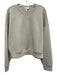 Spanx Size Large Beige Long Sleeve Heathered Crew Neck Pull Over Sweater Beige / Large