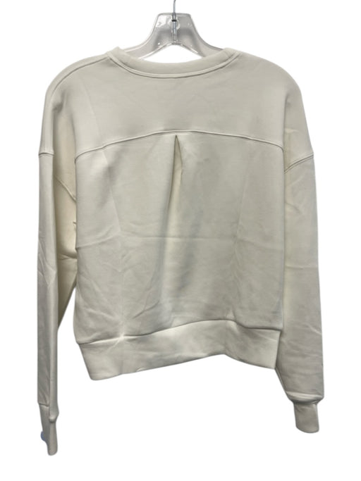 Spanx Size XS White & Red Modal Blend Long Sleeve Heart Pull Over Sweater White & Red / XS