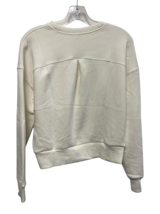 Spanx Size XS White & Red Modal Blend Long Sleeve Heart Pull Over Sweater White & Red / XS