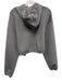 Spanx Size Medium Gray Long Sleeve Heathered Hood Elastic Waist Sweater Gray / Medium