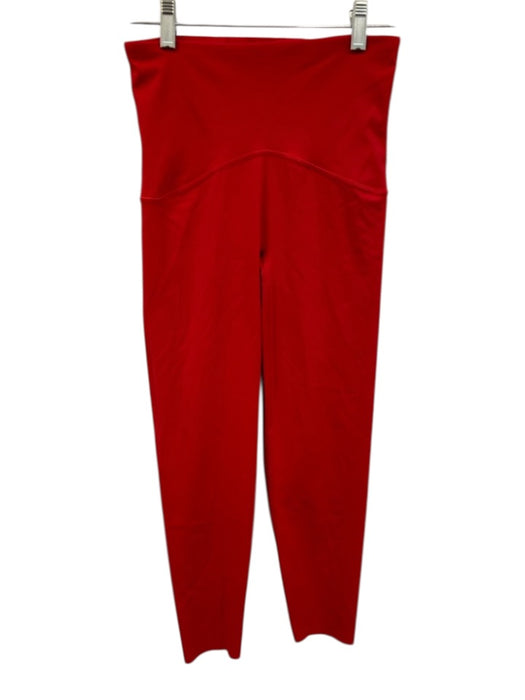 Spanx Size Small Red Elastic Waist Full Leg Leggings Red / Small