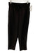 Spanx Size Medium Black Polyester Blend Elastic Drawstring Waist Pockets Pants Black / Medium