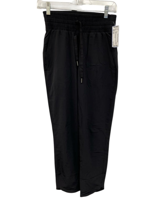 Spanx Size XS Black Elastic Drawstring Waist Pockets Tapered Pants Black / XS