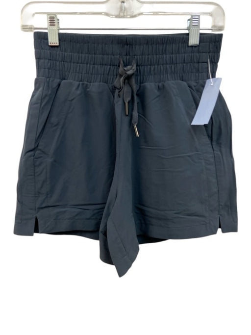 Spanx Size XS Slate Blue Elastic Drawstring Waist Pockets Shorts Slate Blue / XS