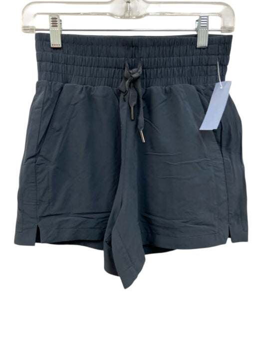 Spanx Size XS Slate Blue Elastic Drawstring Waist Pockets Shorts Slate Blue / XS