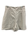 Spanx Size XS Ivory White Polyester Blend High Rise Pleated Elastic Waist Shorts Ivory White / XS