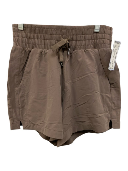 Spanx Size XS Taupe Brown Elastic Drawstring Waist Pockets Shorts Taupe Brown / XS