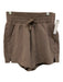 Spanx Size XS Taupe Brown Elastic Drawstring Waist Pockets Shorts Taupe Brown / XS
