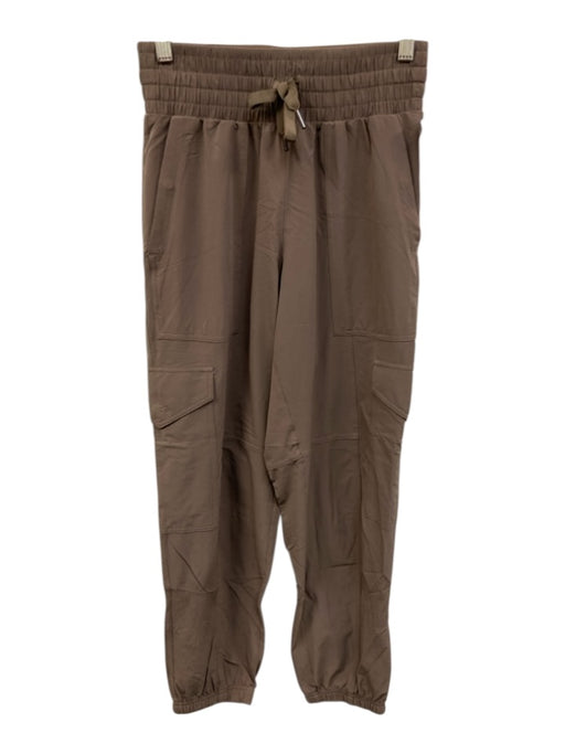 Spanx Size XS Taupe Brown Elastic Drawstring Waist Cargo Pockets Jogger Pants Taupe Brown / XS