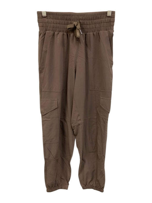 Spanx Size XS Taupe Brown Elastic Drawstring Waist Cargo Pockets Jogger Pants Taupe Brown / XS