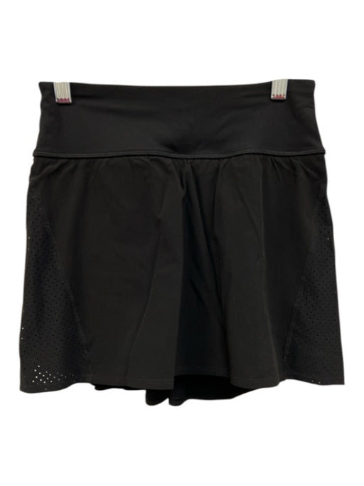 Spanx Size XS Black Elastic Waist Perforated Skort Skirt Black / XS